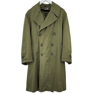 1950s Authentic Vintage Khaki Military US Army Removable Wool Liner Winter Coat